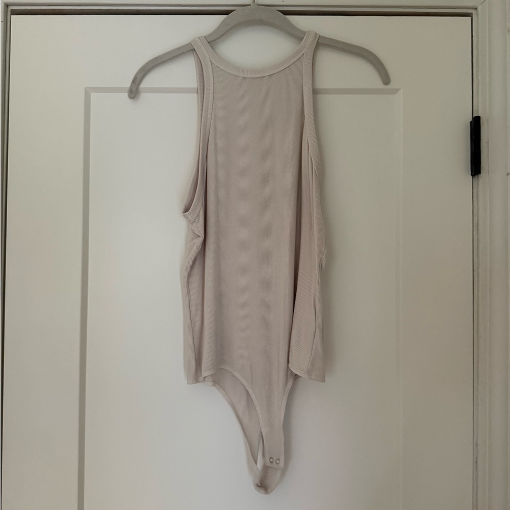 NWOT Agolde Ribbed Tank Bodysuit